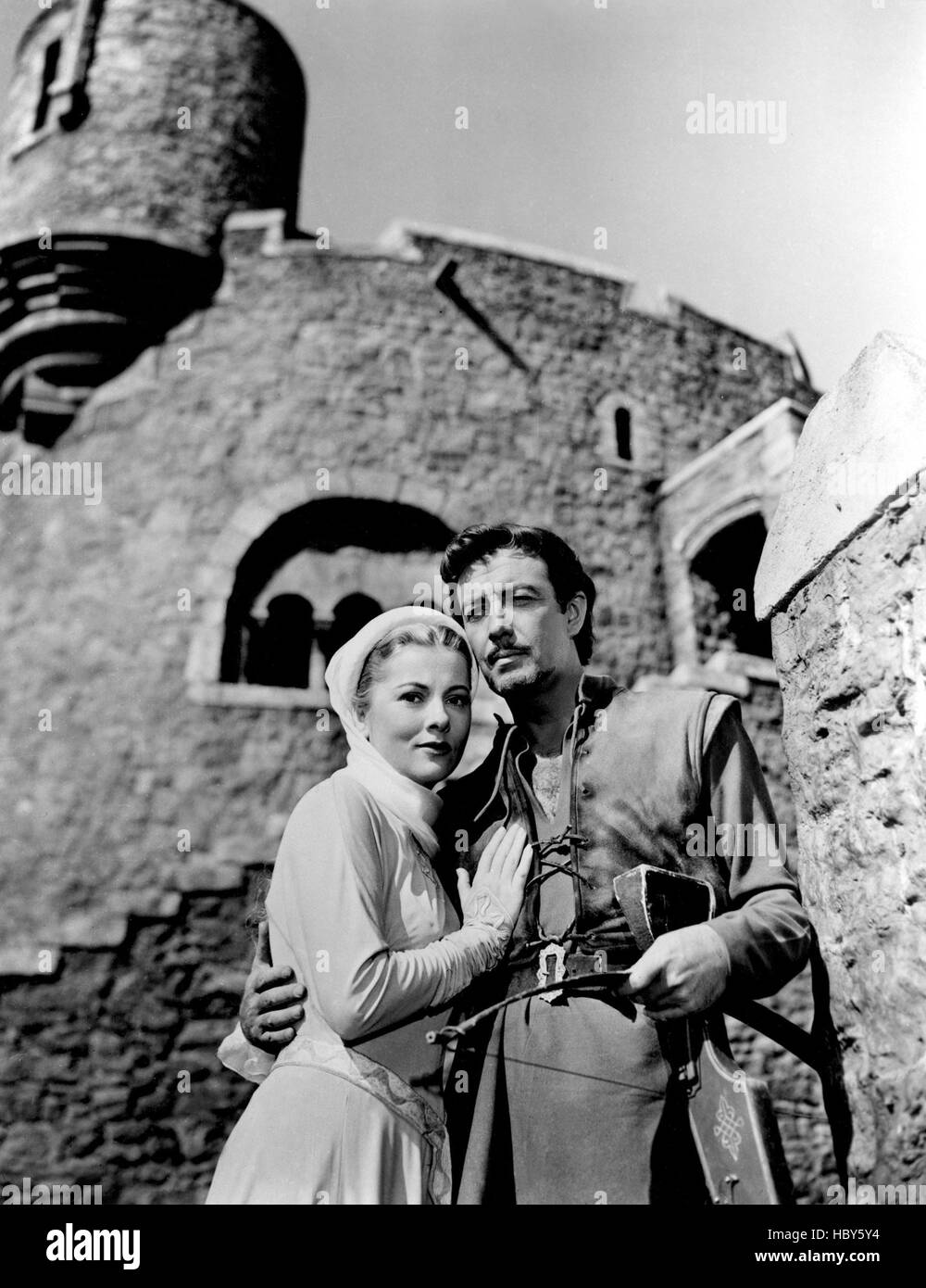 Photo De Presse Cinéma – Joan Fontaine & Robert Taylor – Film Ivanhoé – Vintage