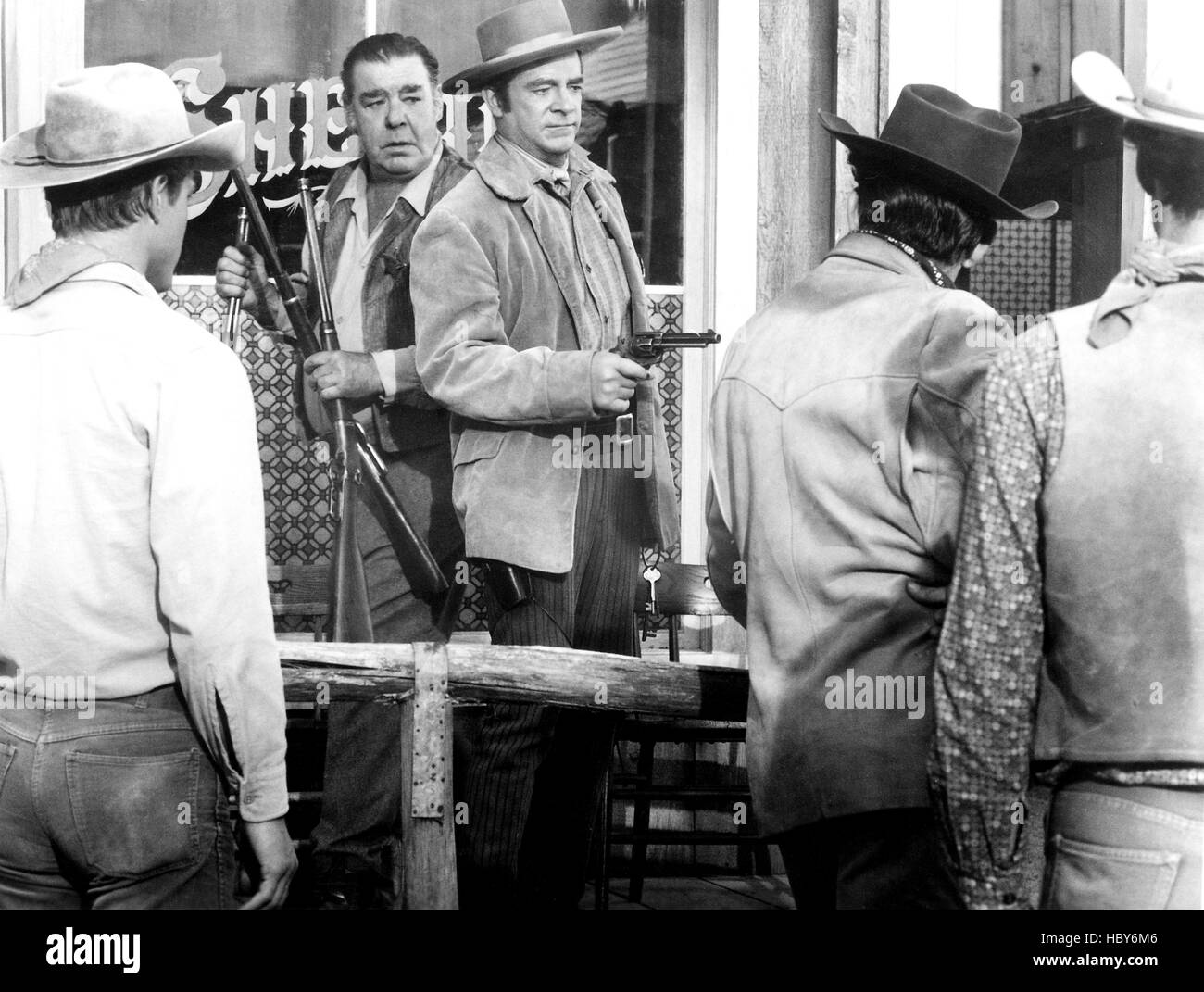 JOHNNY RENO, Lon Chaney, Jr., Dana Andrews, 1966 Stock Photo Alamy