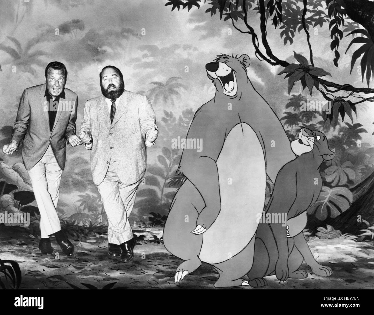 THE JUNGLE BOOK, from left, Phil Harris, as the voice of Baloo
