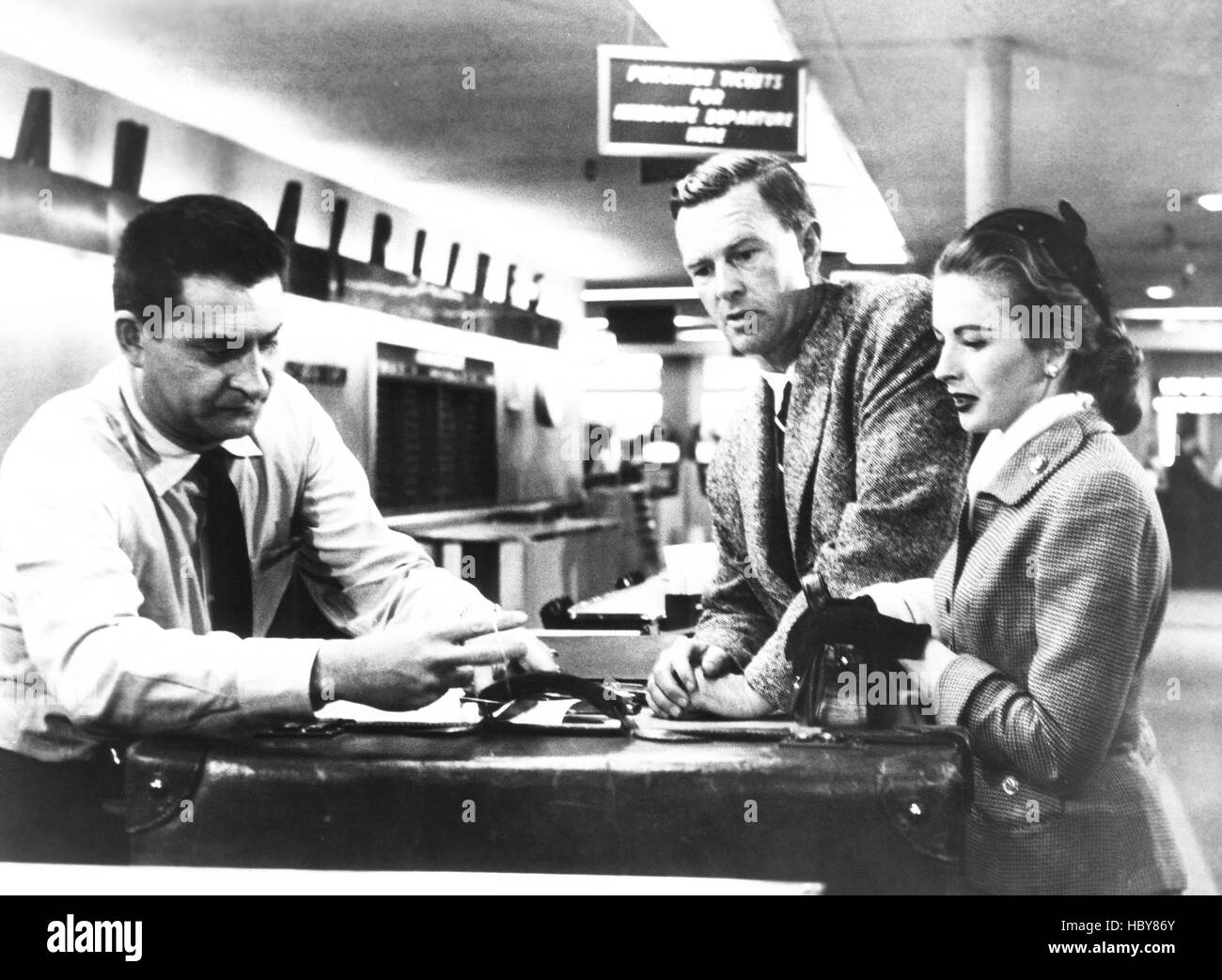 THE KILLING, from left Herb Ellis, Sterling Hayden, Coleen Gray, 1956