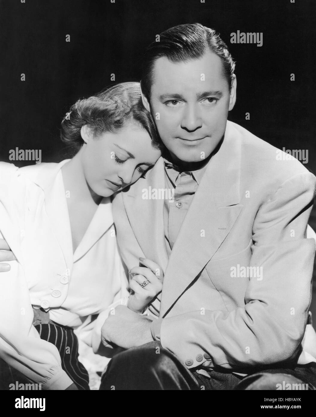 THE LETTER, from left: Bette Davis, Herbert Marshall, 1940 Stock Photo