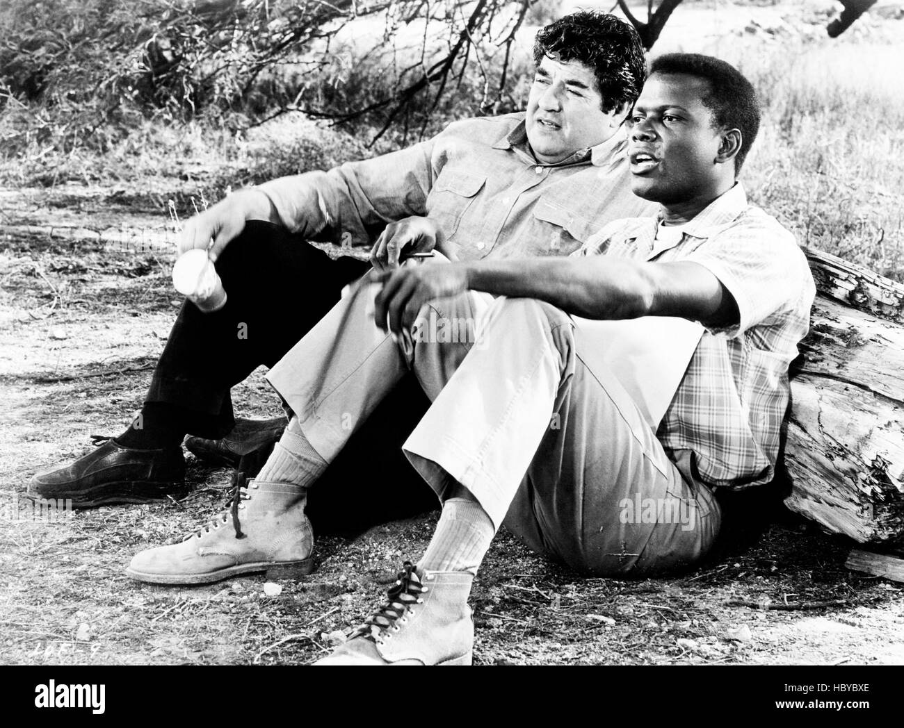 LILIES OF THE FIELD, from left Stanley Adams, Sidney Poitier, 1963