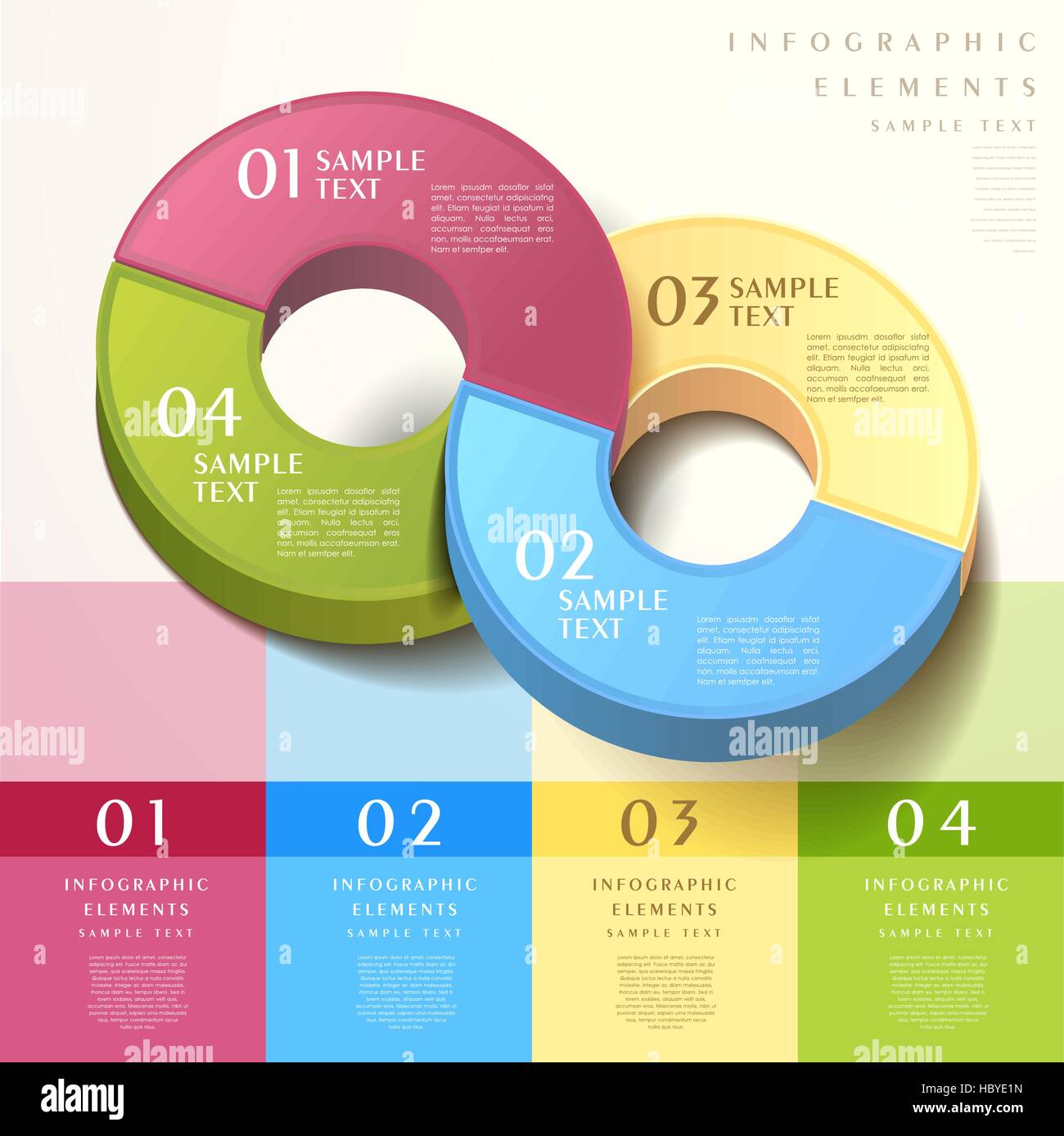 modern colorful vector abstract infographic elements Stock Vector Image ...