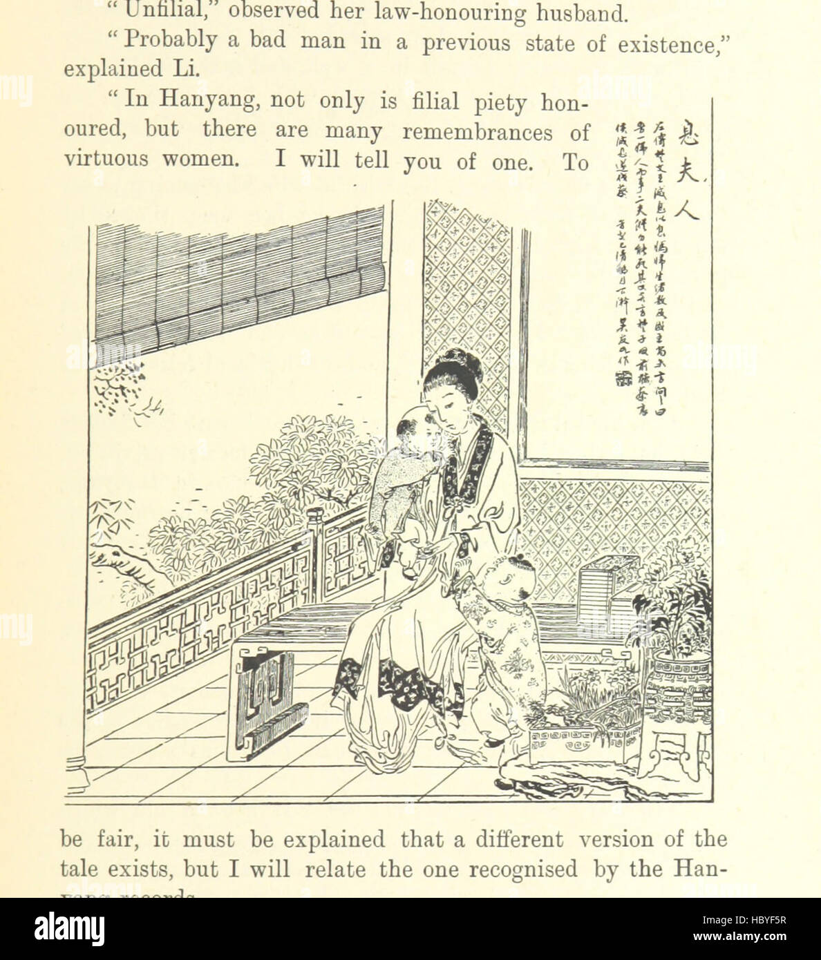 Image taken from page 143 of 'A String of Chinese Peach-Stones. [Sketches of village life in central China. With illustrations.]' Image taken from page 143 of 'A String of Chinese Stock Photo