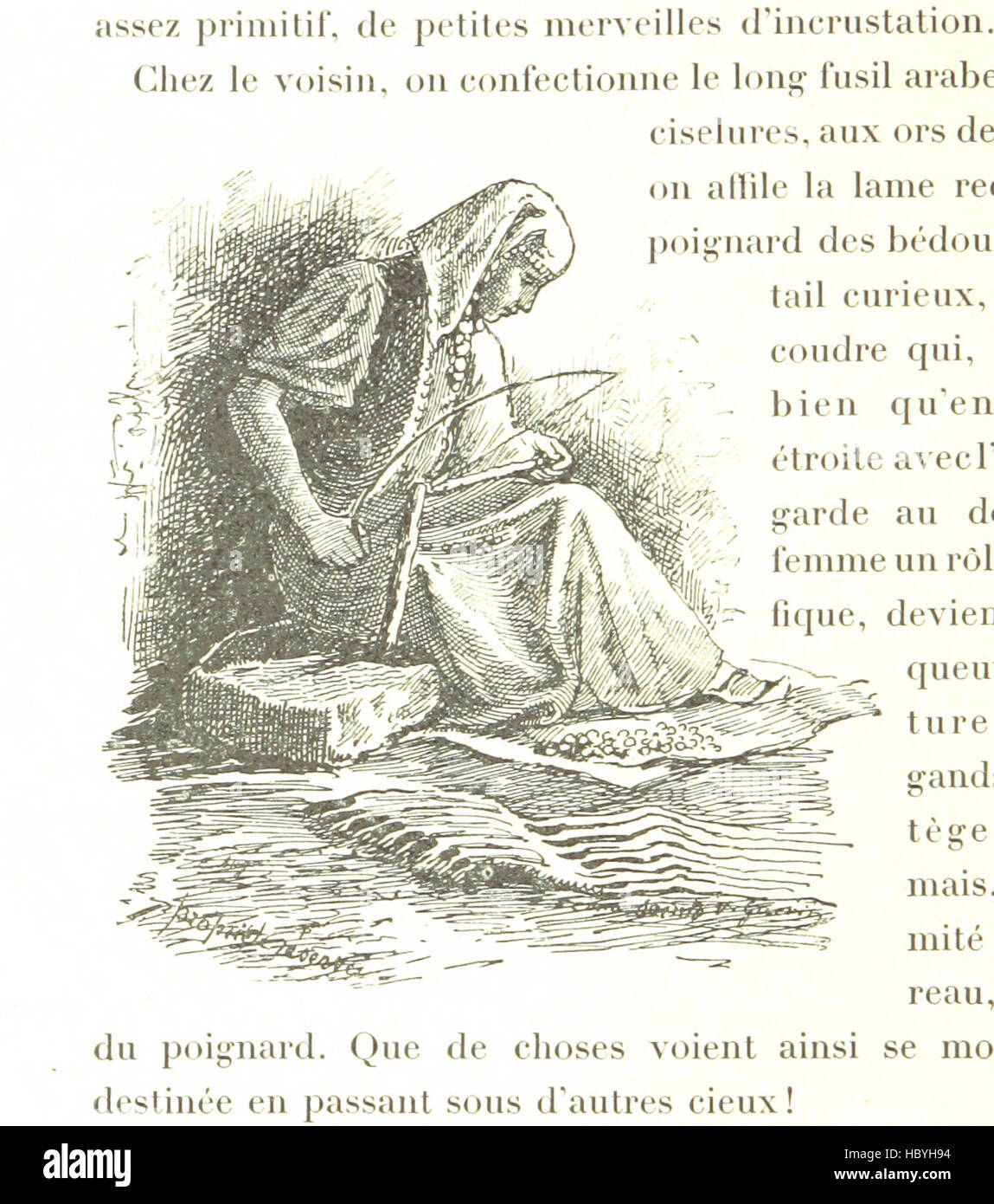 Image taken from page 578 of 'Aux Pays du Christ. Études bibliques en Égypte et en Palestine. [Illustrated.]' Image taken from page 578 of 'Aux Pays du Christ Stock Photo