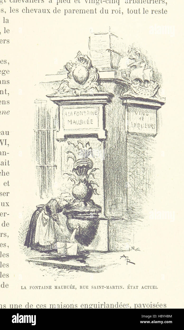 Image taken from page 299 of 'Paris de siècle en siècle. Texte, dessins et lithographies par A. Robida' Image taken from page 299 of 'Paris de siècle en Stock Photo