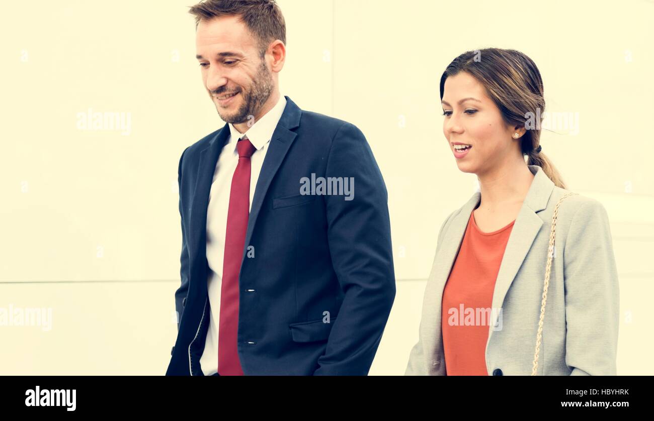 Business People Commuter Walking City Life Concept Stock Photo - Alamy