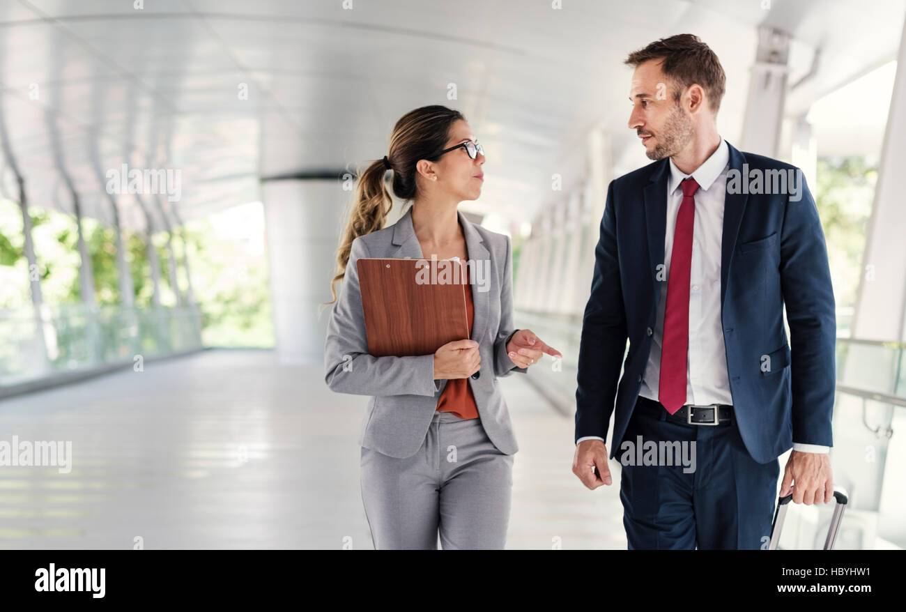Business People Commuter Walking City Life Concept Stock Photo - Alamy