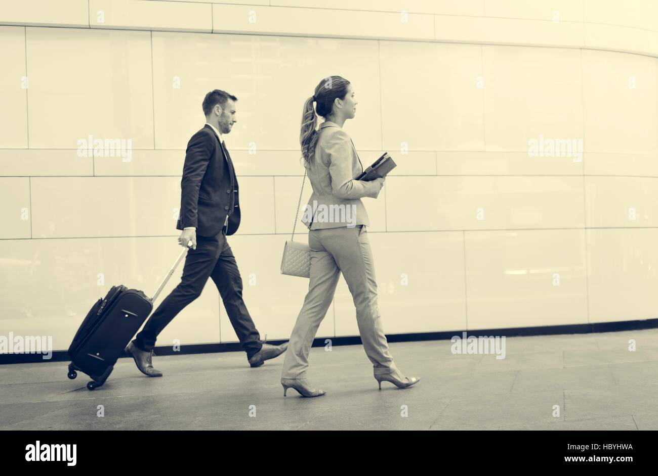 Business People Commuter Walking City Life Concept Stock Photo - Alamy