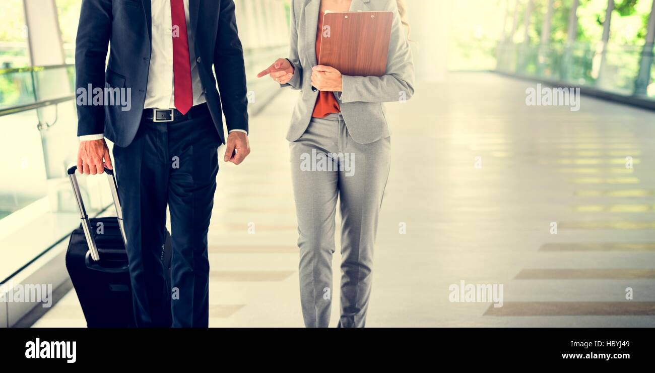 Business People Commuter Walking City Life Concept Stock Photo - Alamy