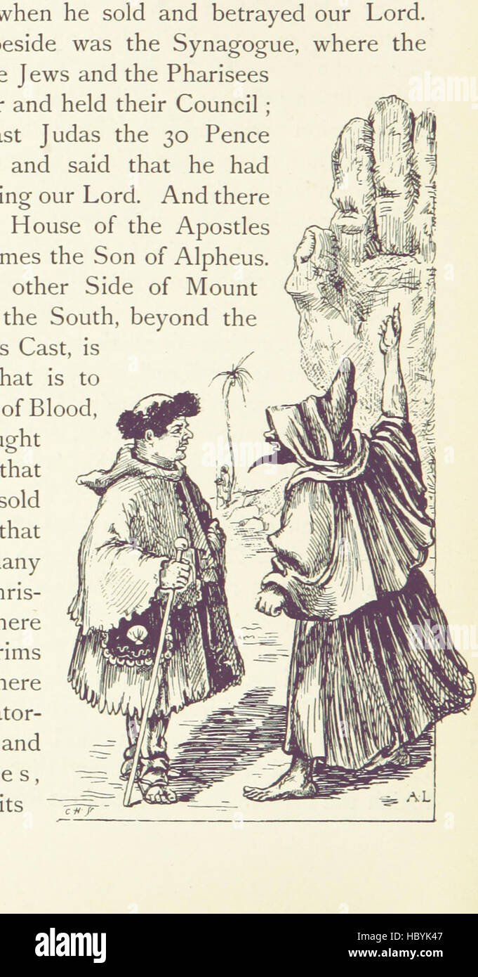 Image taken from page 148 of 'The Marvellous Adventures of Sir John Maundevile ... Edited and ... illustrated by A. Layard. With a preface by J. C. Grant' Image taken from page 148 of 'The Marvellous Adventures of Stock Photo