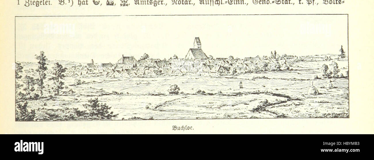 Image taken from page 1059 of 'Geographisch-historisches Handbuch von Bayern' Image taken from page 1059 of 'Geographisch-historisches Handbuch von Bayern' Stock Photo