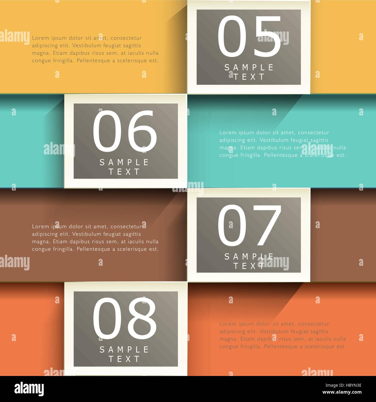 vector abstract 3d paper infographic elements Stock Vector Image & Art ...