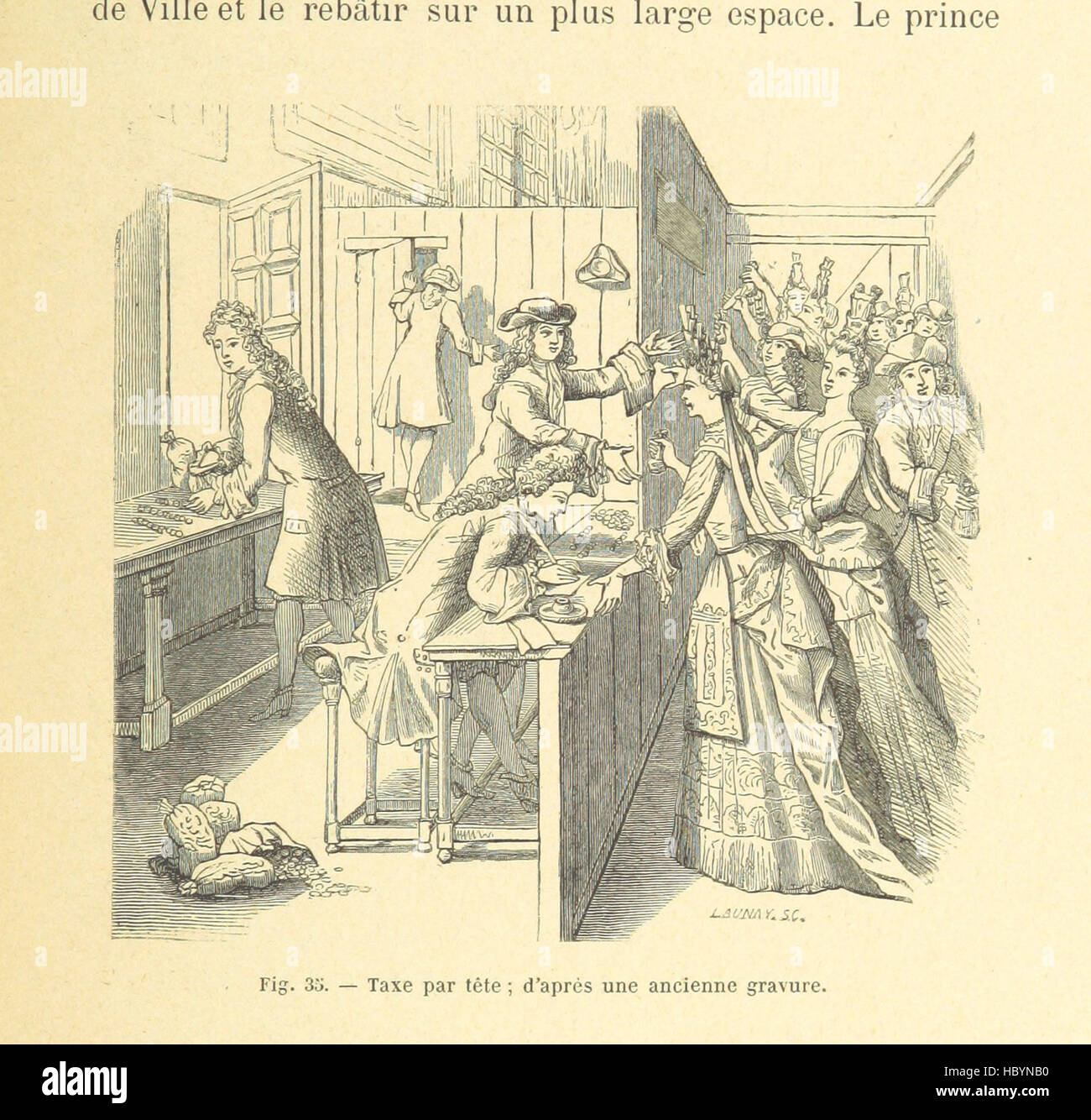 Image taken from page 197 of 'L'Hôtel de Ville de Paris et la Grève à travers les âges. D'après E. Fournier' Image taken from page 197 of 'L'Hôtel de Ville de Stock Photo