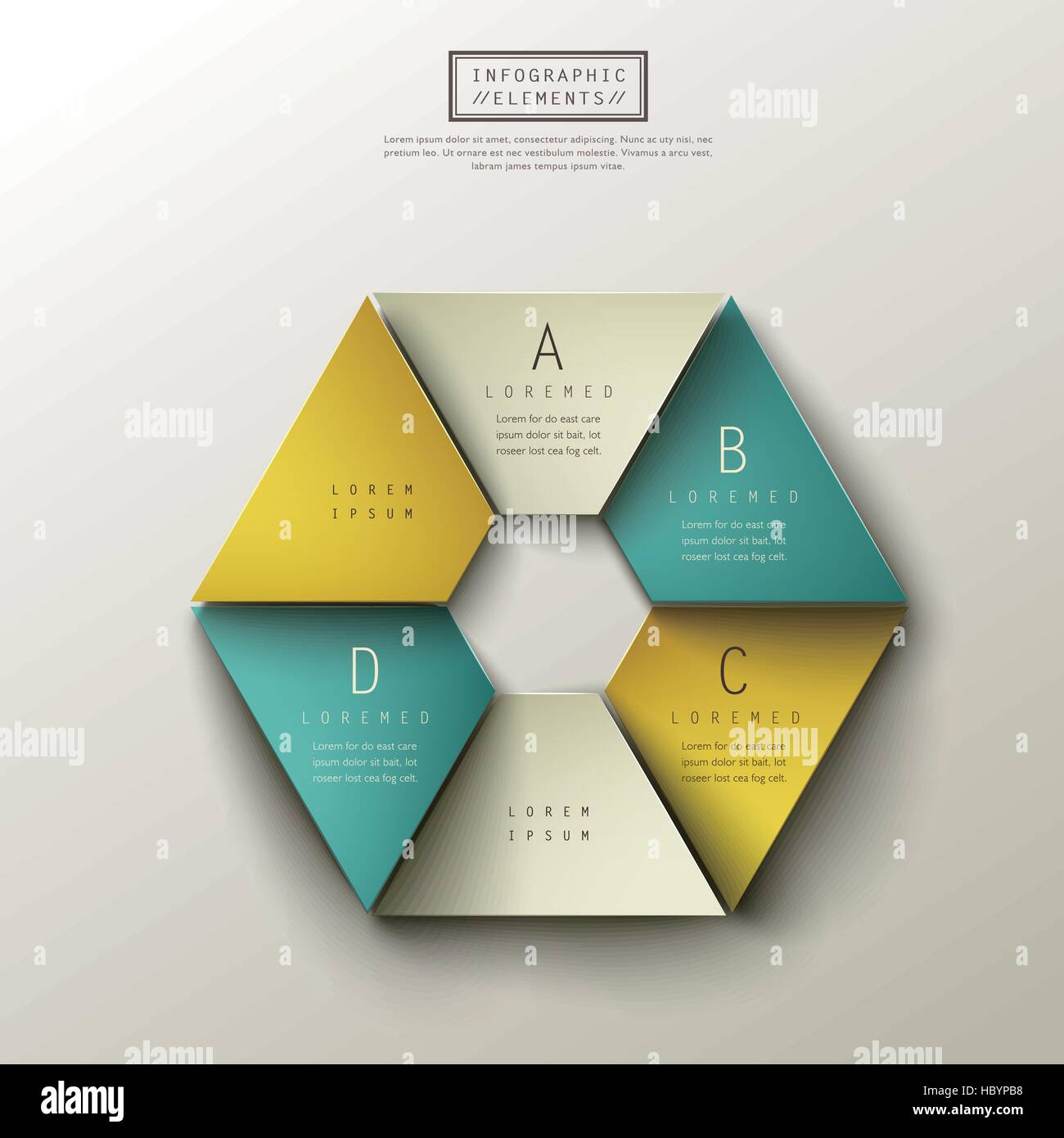 vector abstract 3d paper infographic elements Stock Vector Image & Art ...