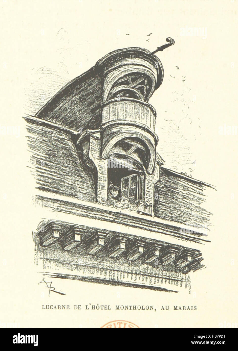 Image taken from page 460 of 'Paris de siècle en siècle. Texte, dessins et lithographies par A. Robida' Image taken from page 460 of 'Paris de siècle en Stock Photo