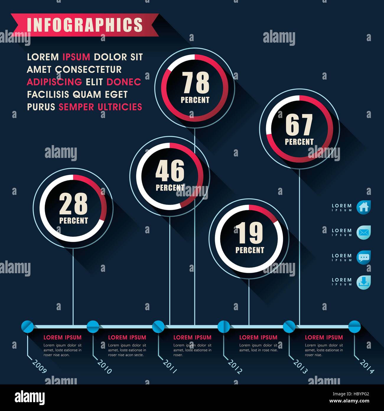 modern vector abstract infographic elements design Stock Vector Image ...