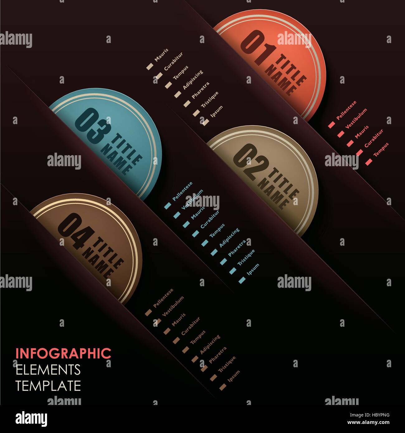 vector abstract 3d paper infographic elements Stock Vector Image & Art ...