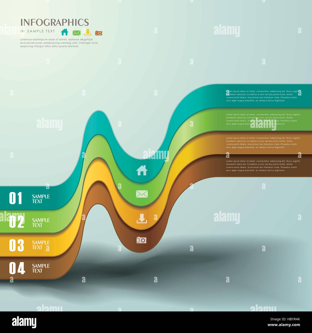 vector abstract 3d paper infographic elements Stock Vector Image & Art ...