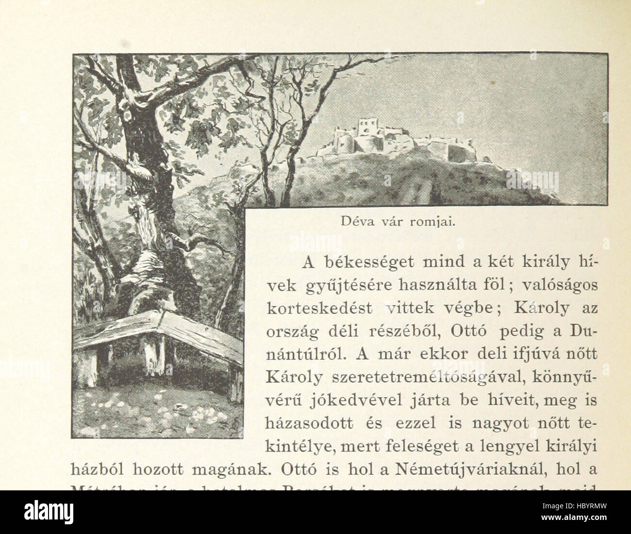 Image taken from page 190 of 'Magyarország története, etc' Image taken from page 190 of 'Magyarország története, etc' Stock Photo