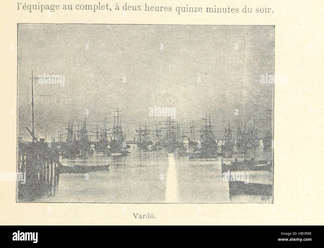 Image taken from page 131 of 'Notre Expédition au Pôle nord et la découverte du passage du Nord-Est. Ouvrage illustré ... Publié d'après les Lettres et le Journal de l'explorateur et les Rapports des principaux membres de la Mission par A. Nançon . Image taken from page 131 of 'Notre Expédition au Pôle Stock Photo