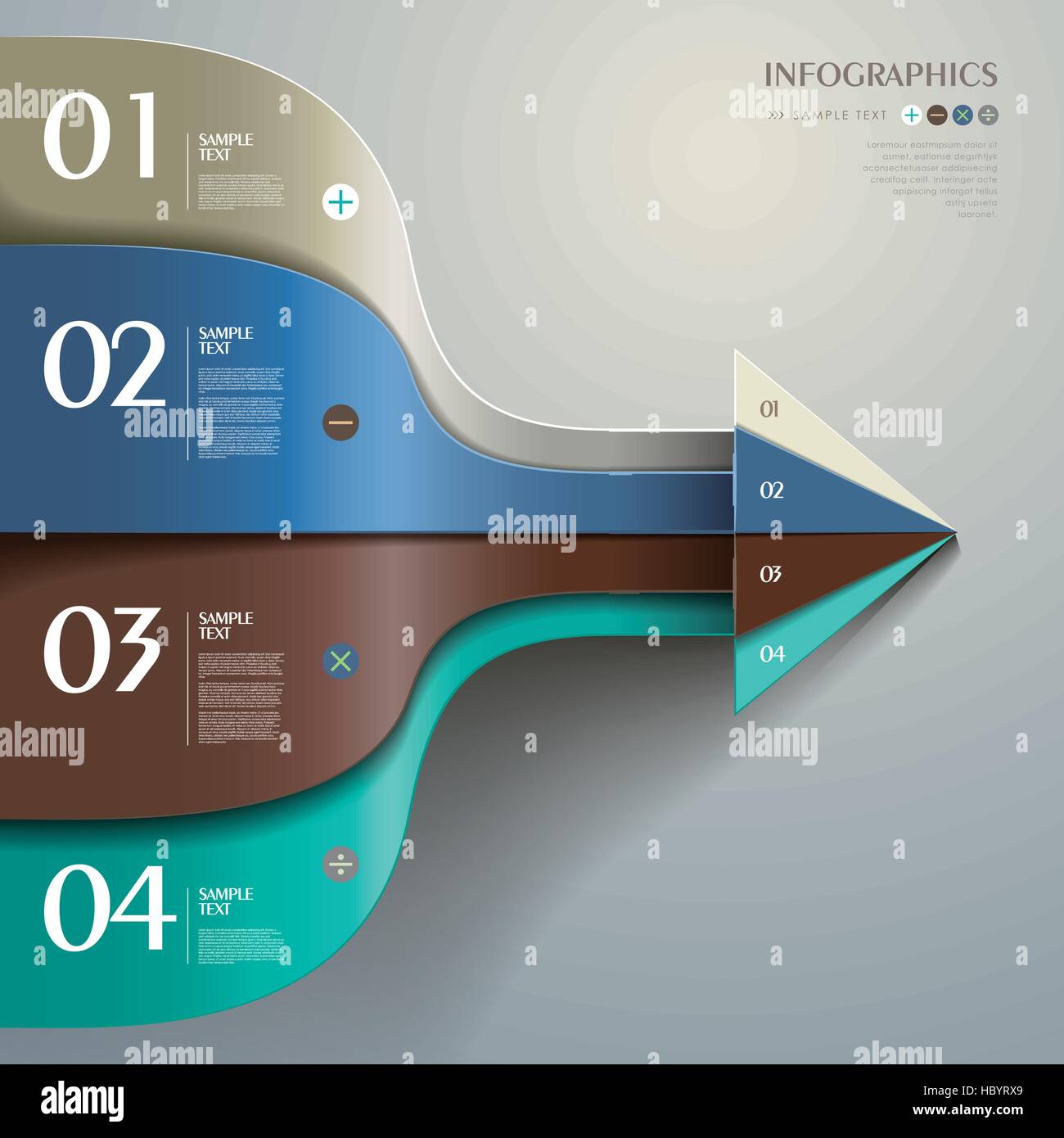 vector abstract 3d paper infographic elements Stock Vector Image & Art ...