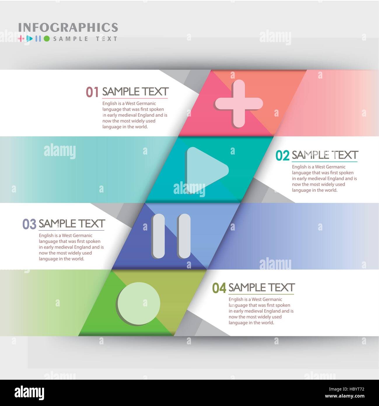 vector abstract 3d paper infographic elements Stock Vector Image & Art ...