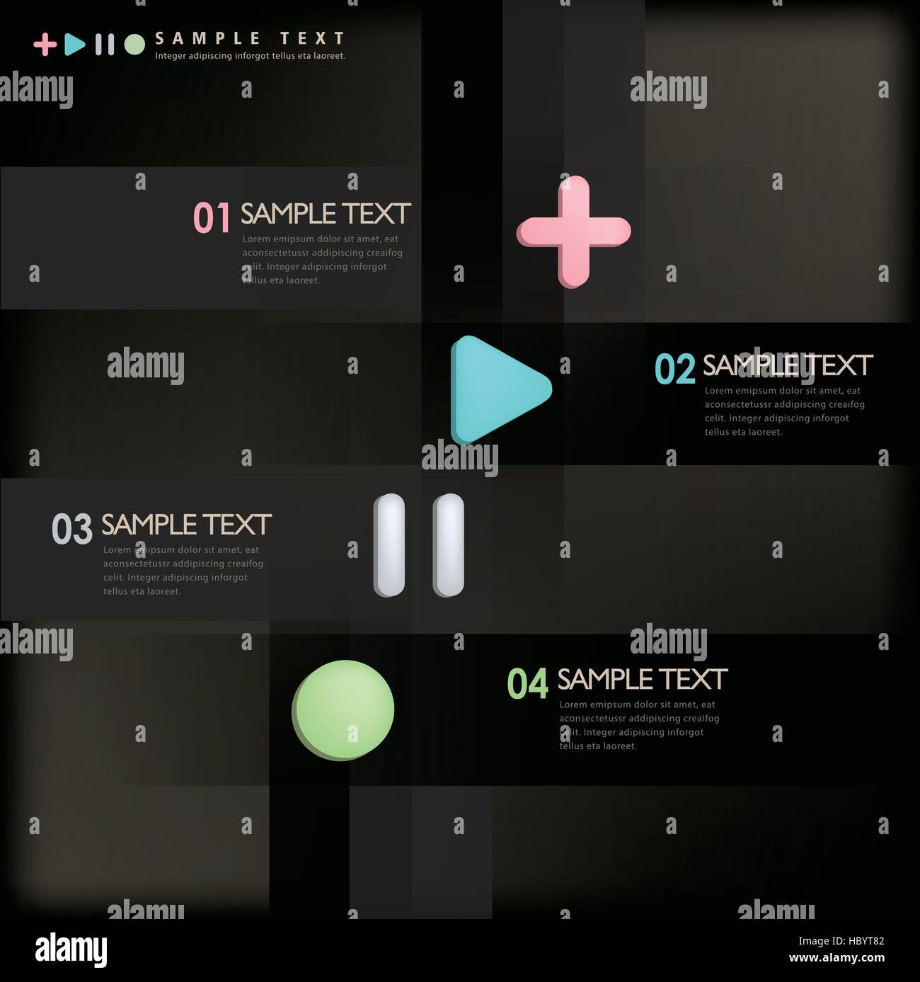 vector abstract 3d paper infographic elements Stock Vector Image & Art ...
