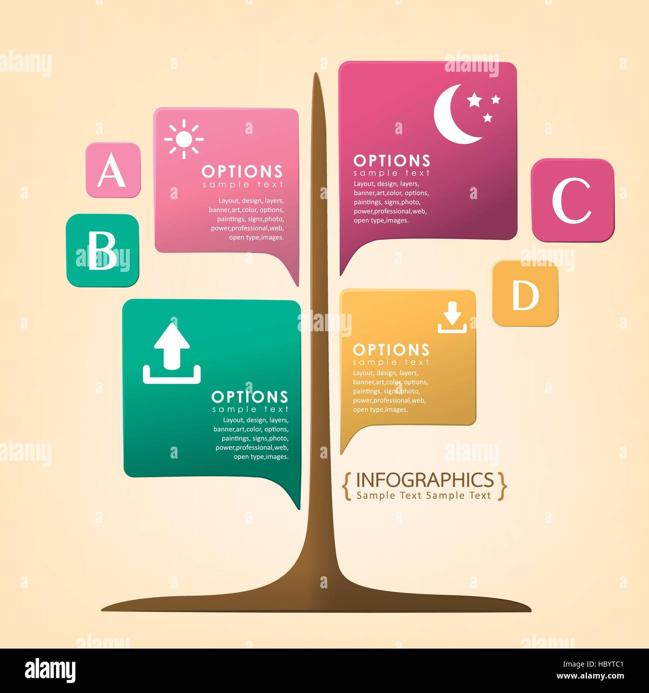 vector abstract infographic elements Stock Vector Image & Art - Alamy