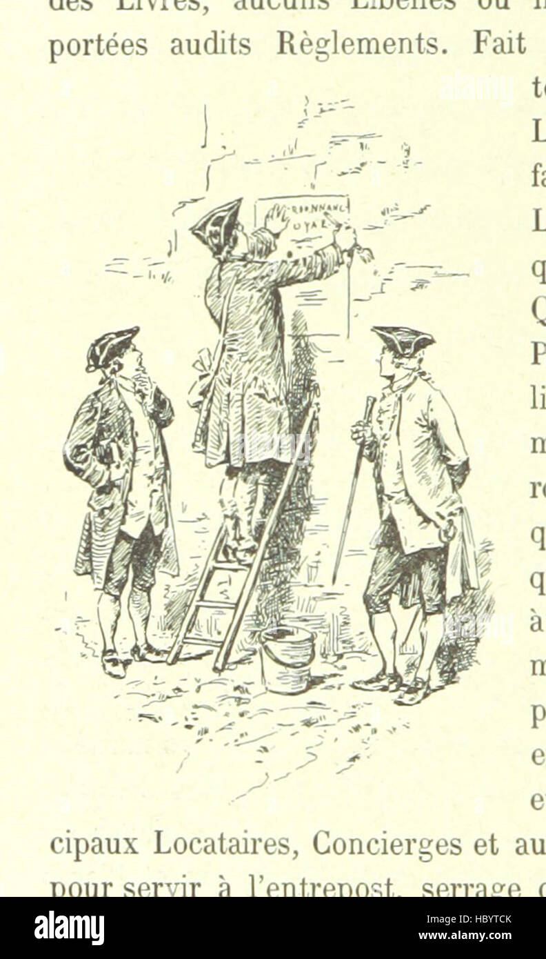 Image taken from page 64 of 'Bouquinistes et Bouquineurs. Physiologie des Quais de Paris du Pont Royal au Pont Sully ... Illustrations d'E. Mas' Image taken from page 64 of 'Bouquinistes et Bouquineurs Physiologie Stock Photo