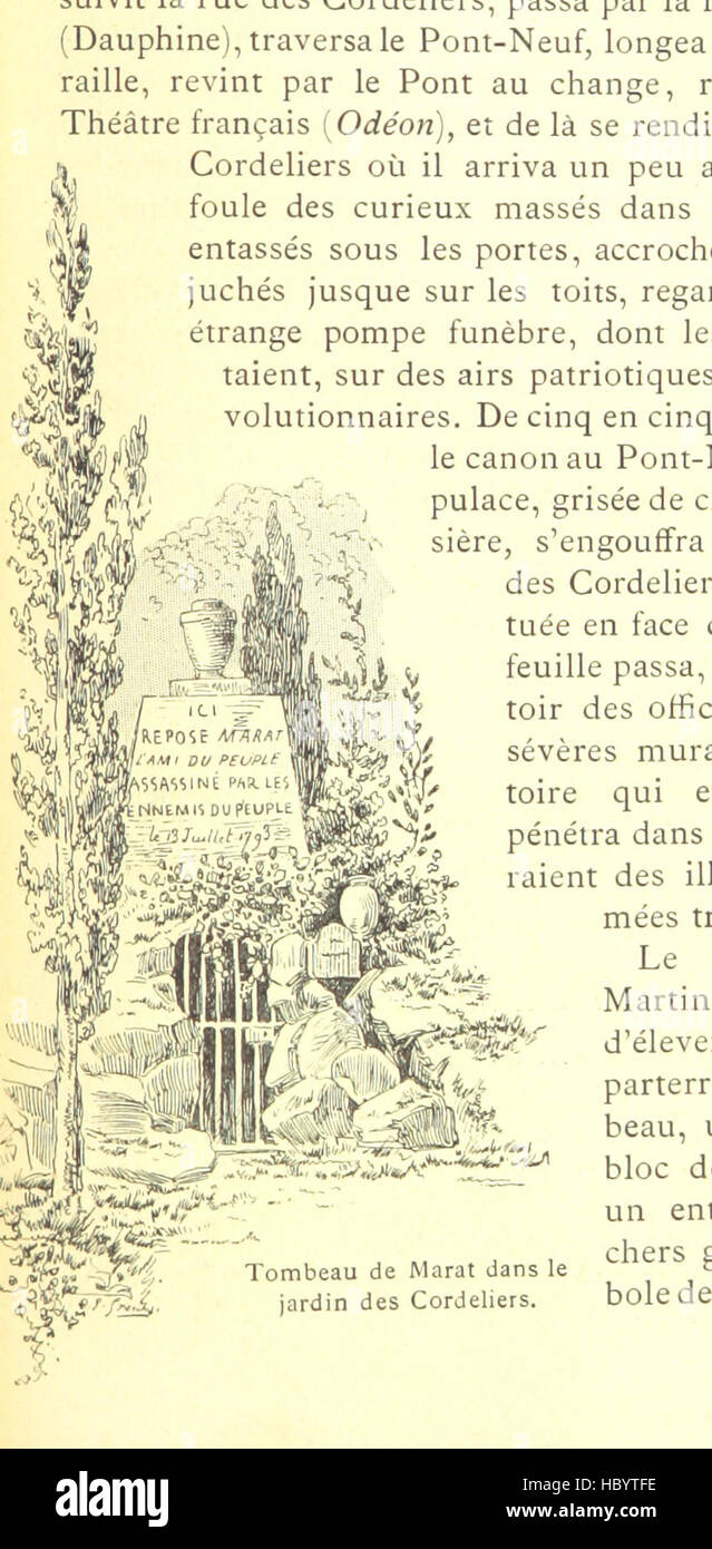 Image taken from page 373 of 'Paris révolutionnaire. Ouvrage illustré de 60 dessins et plans inédits d'après des documents originaux' Image taken from page 373 of 'Paris révolutionnaire Ouvrage illustré Stock Photo