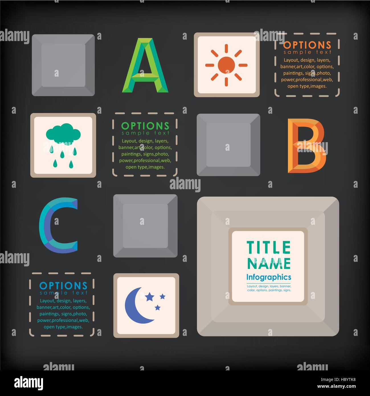 modern vector abstract infographic elements Stock Vector Image & Art ...