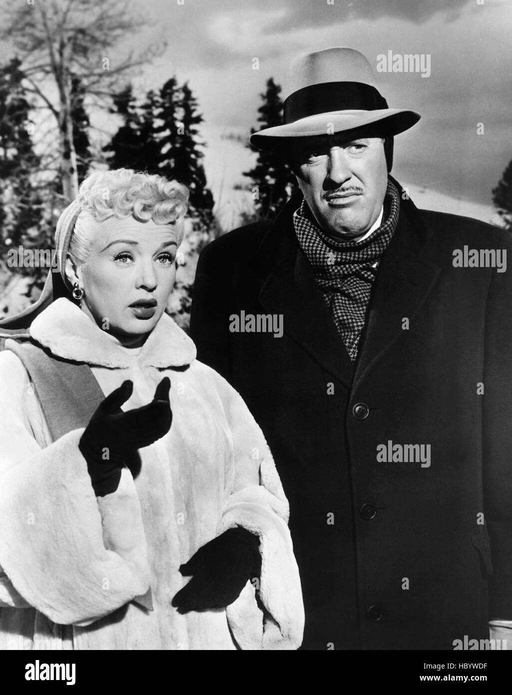 HOW TO MARRY A MILLIONAIRE, from left, Betty Grable, Fred Clark, 1953