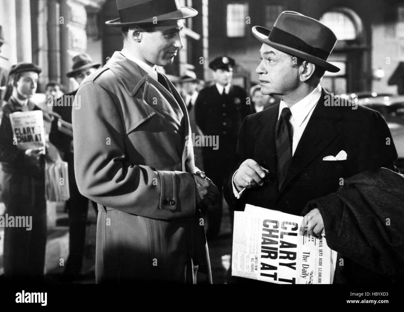 Jan Merlin ILLEGAL, Jan Merlin, Edward G Robinson, 1955 Stock Photo - Alamy
