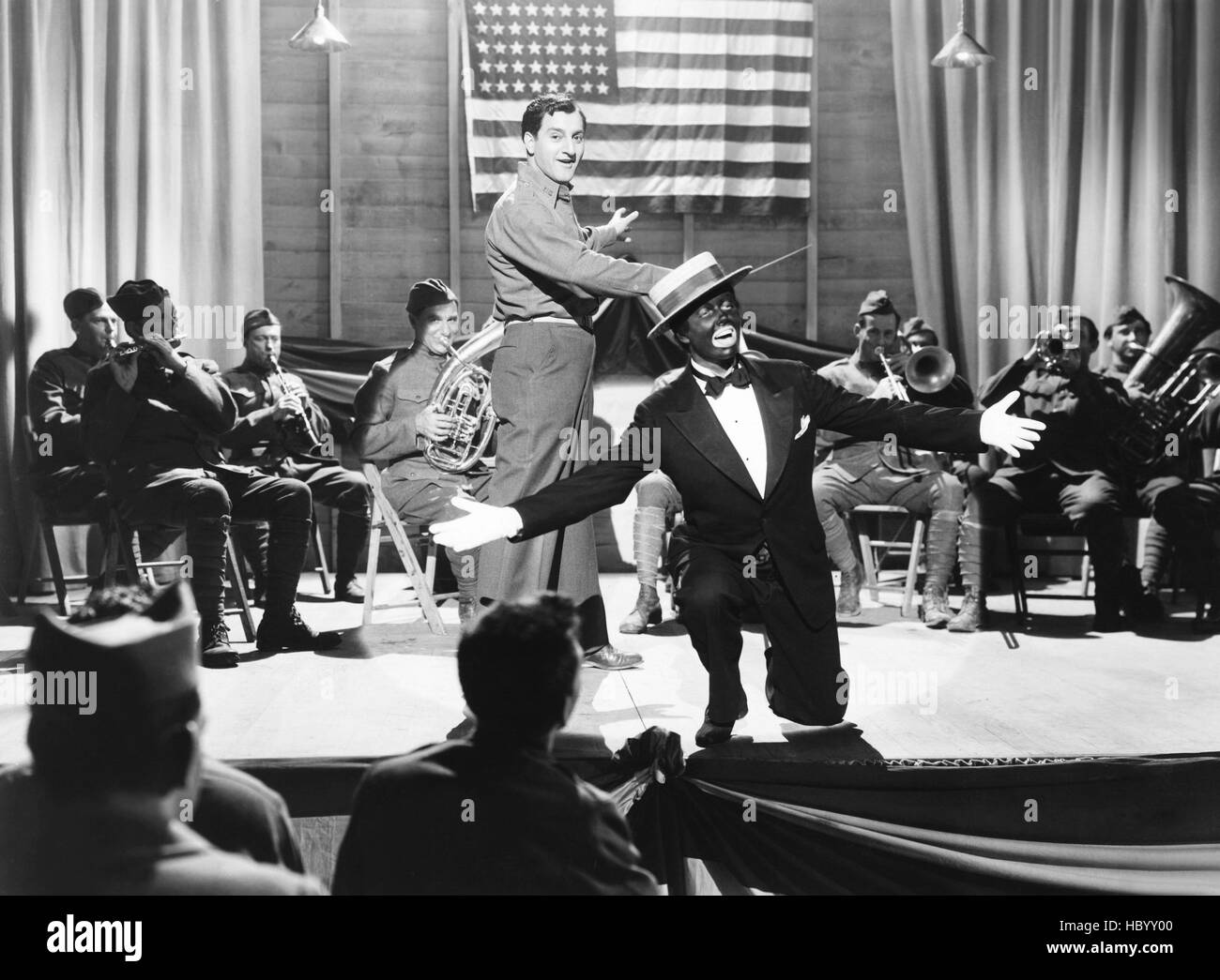 I'LL SEE YOU IN MY DREAMS, from left, center, Danny Thomas, Doris Day