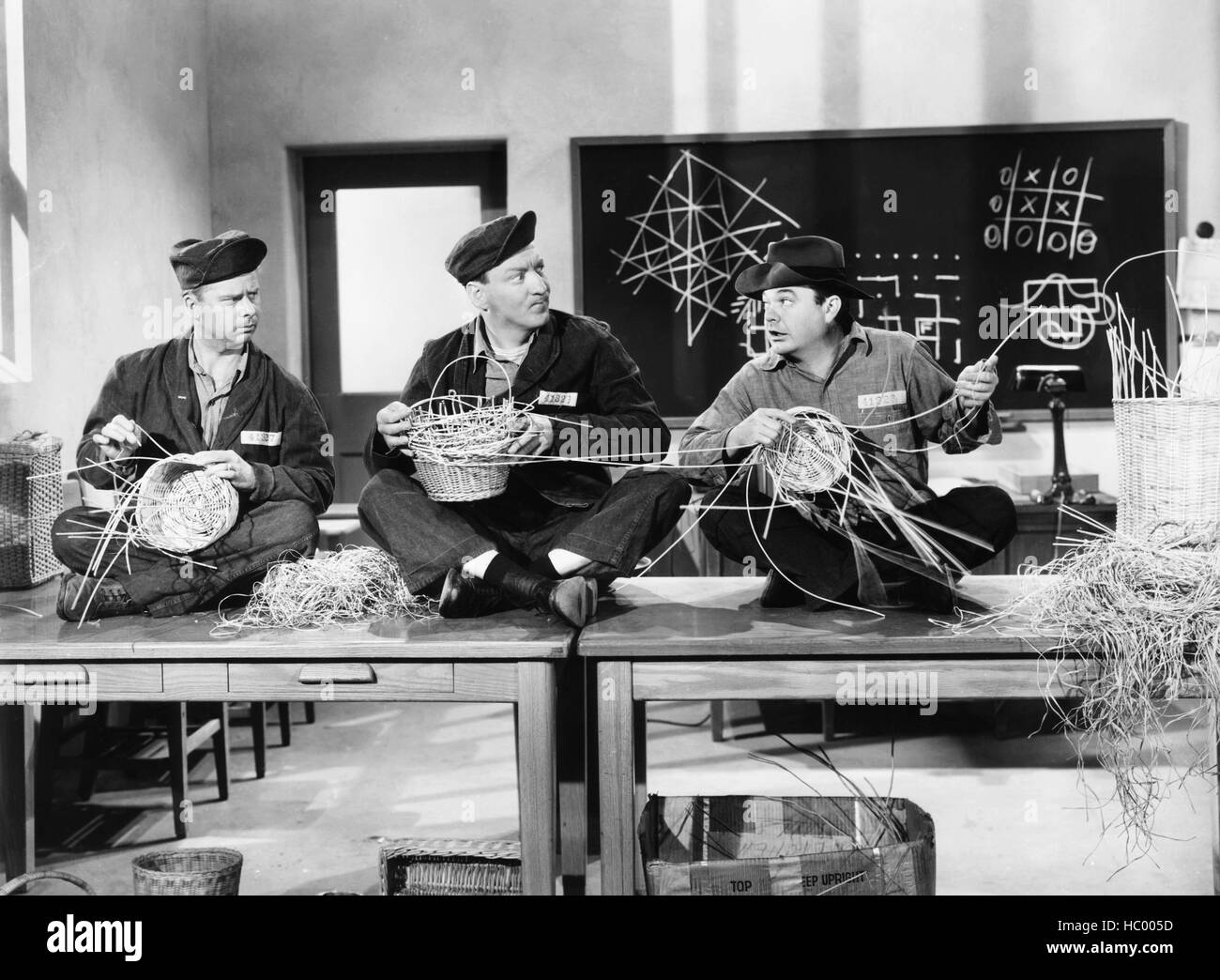 JAIL BUSTERS, from left, Benny Bartlett, Huntz Hall, Leo Gorcey, 1955
