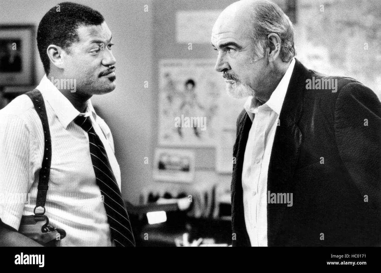 JUST CAUSE, from left, Laurence Fishburne, Sean Connery, 1995, ©Warner
