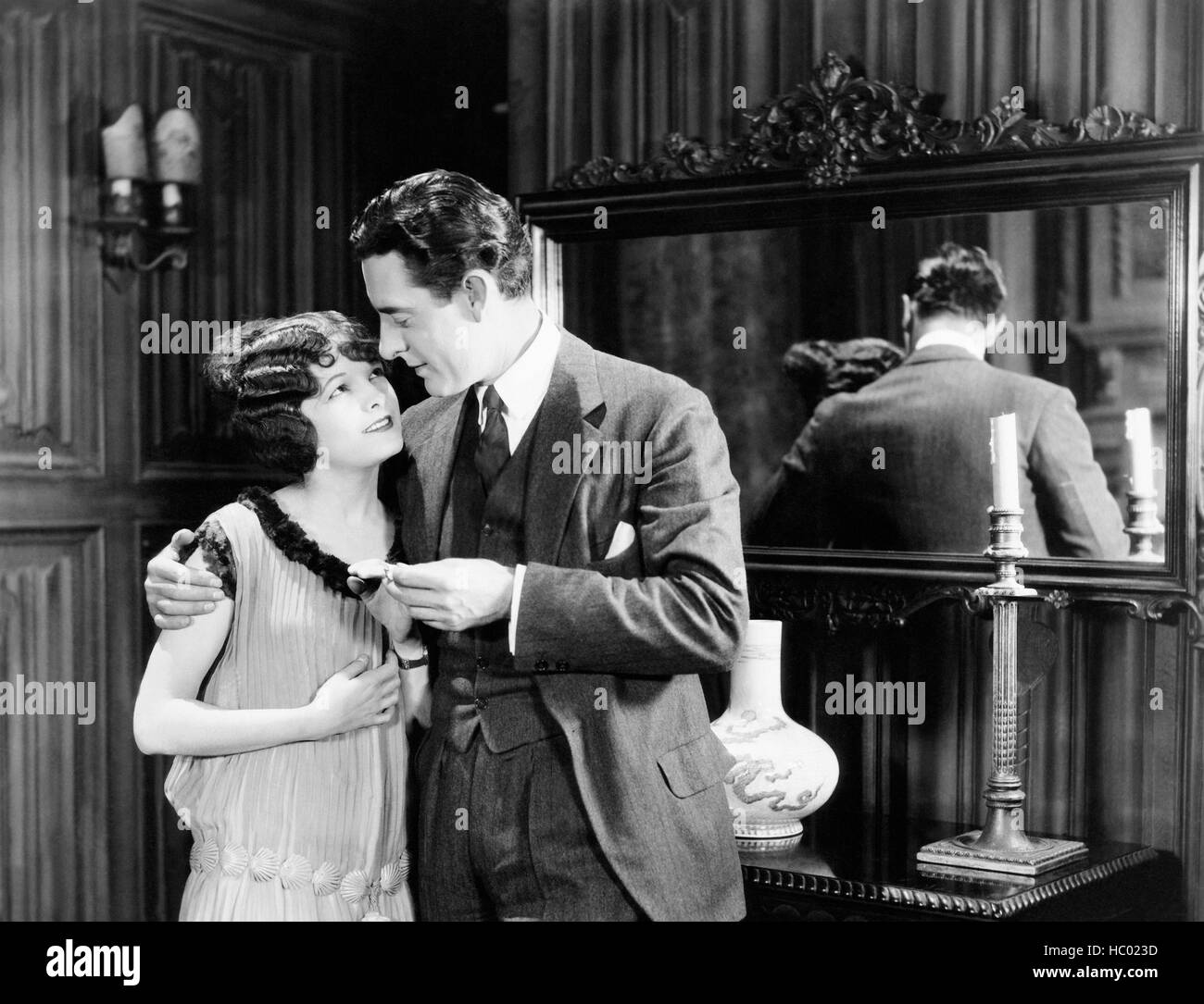 JUST OFF BROADWAY, from left Marian Nixon, John Gilbert, 1924, TM