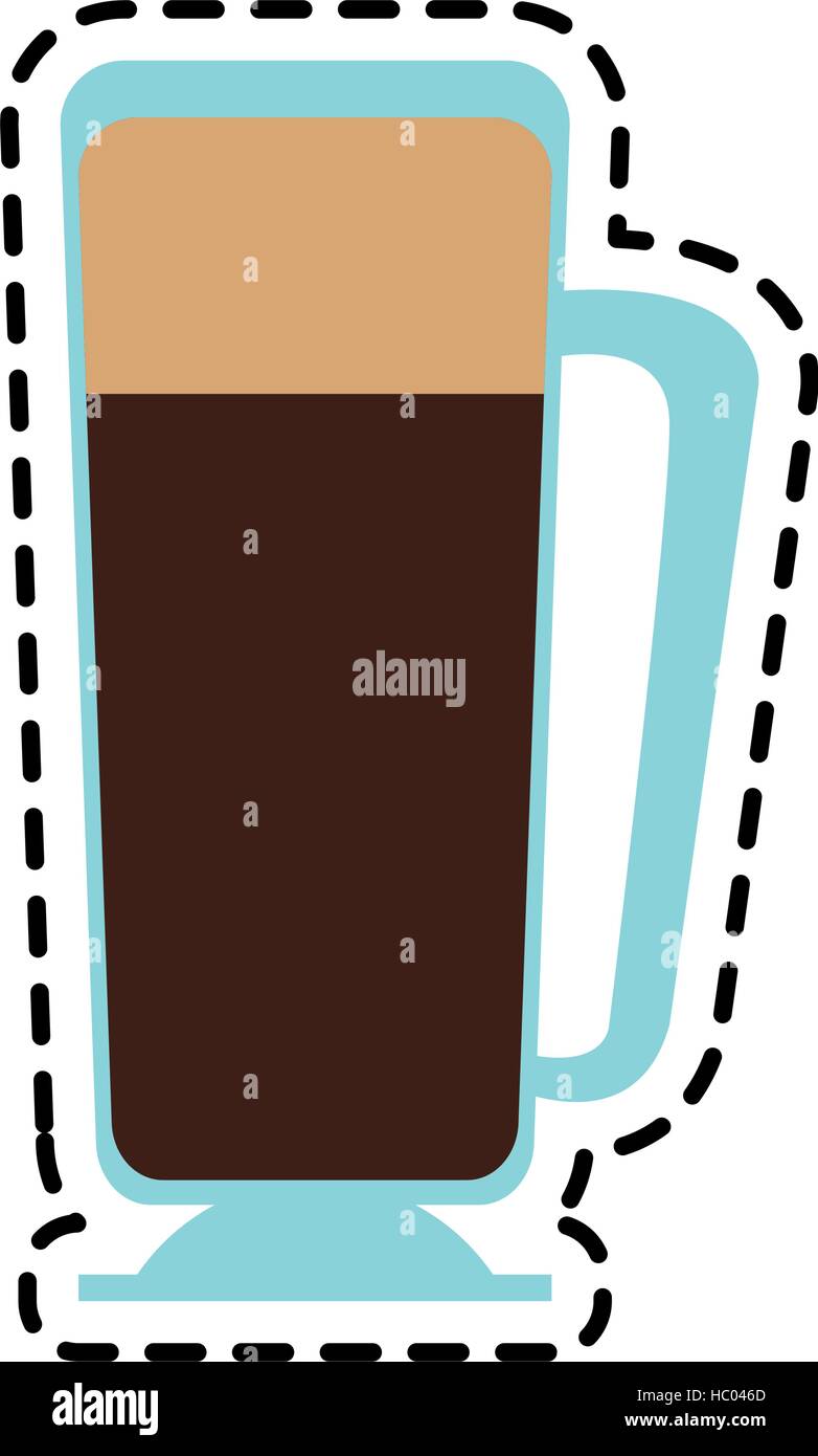 Isolated coffee glass design Stock Vector Image & Art - Alamy