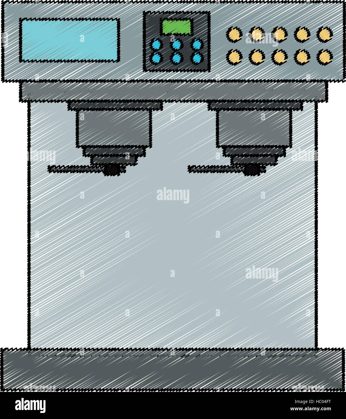 Isolated coffee machine design Stock Vector Image & Art Alamy