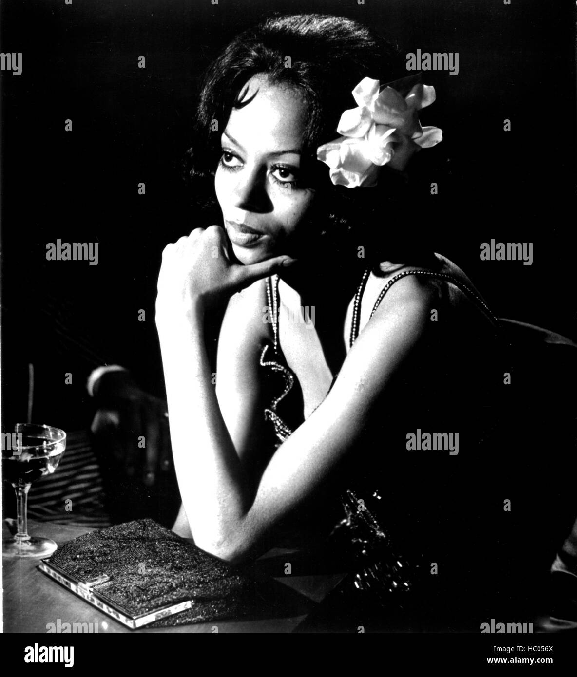 HWC Trading Poster Incorniciato A3 'Lady Sings The Blues' Con Diana Ross, Cornice Nera, Cimeli Film, Replica Firma - 2
