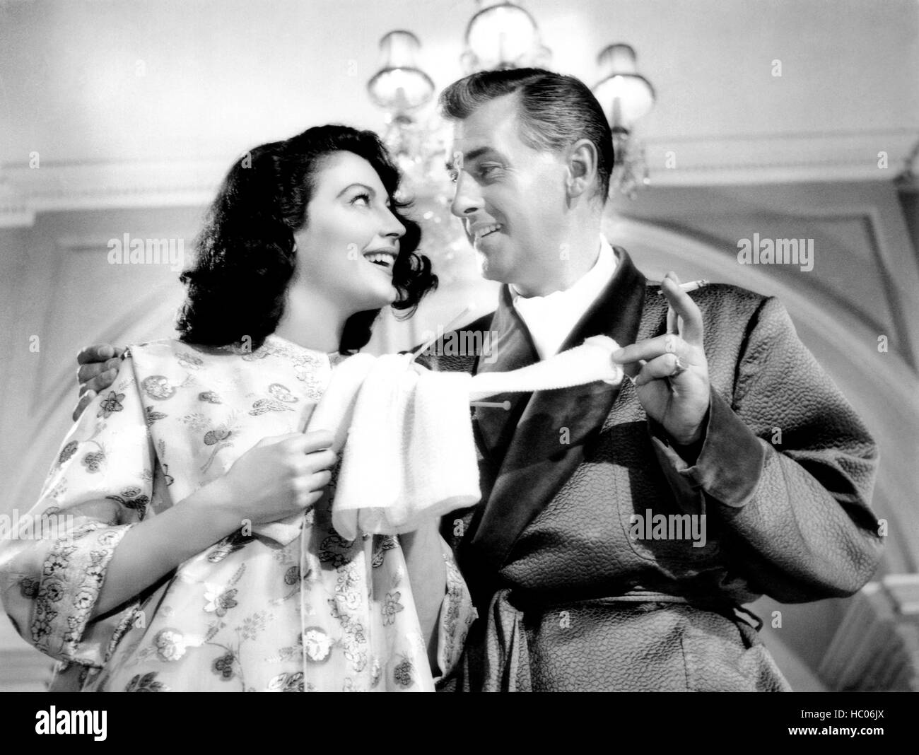 THE LITTLE HUT, from left, Ava Gardner, Stewart Granger, 1957 Stock ...