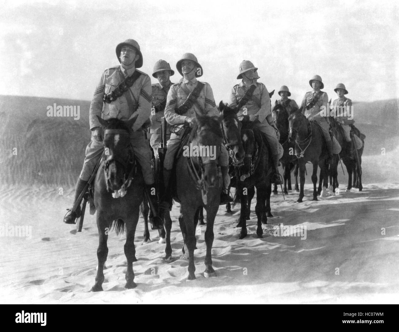 THE LOST PATROL, Victor McLaglen, Alan Hale Sr., Brandon Hurst ...