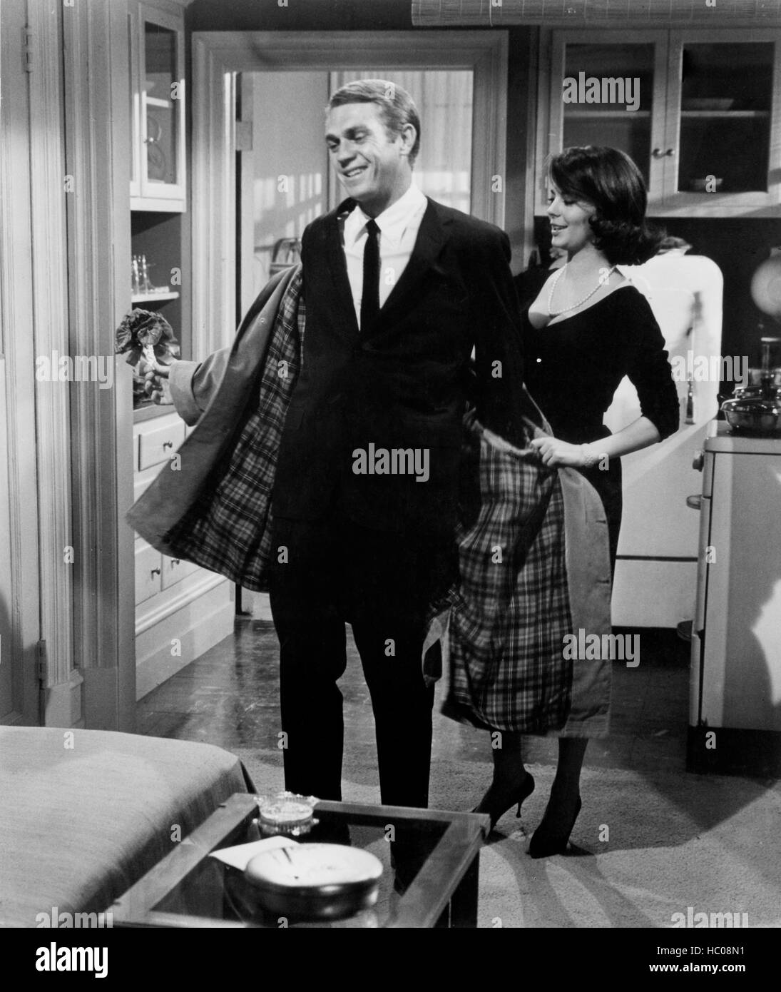 LOVE WITH THE PROPER STRANGER, Steve McQueen, Natalie Wood, 1963