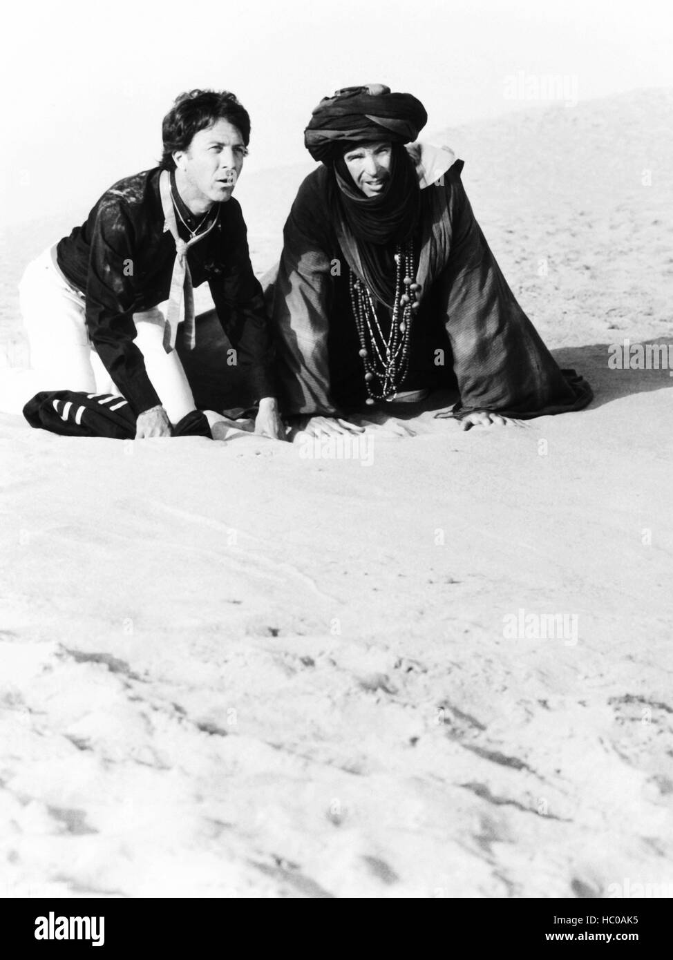 ISHTAR, from left, Dustin Hoffman, Warren Beatty, 1987, ©Columbia