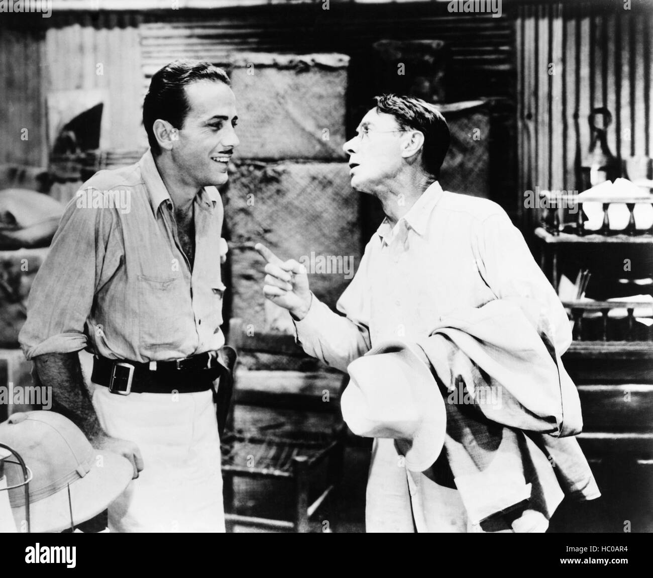 ISLE OF FURY, from left Humphrey Bogart, E.E. Clive, 1936 Stock Photo