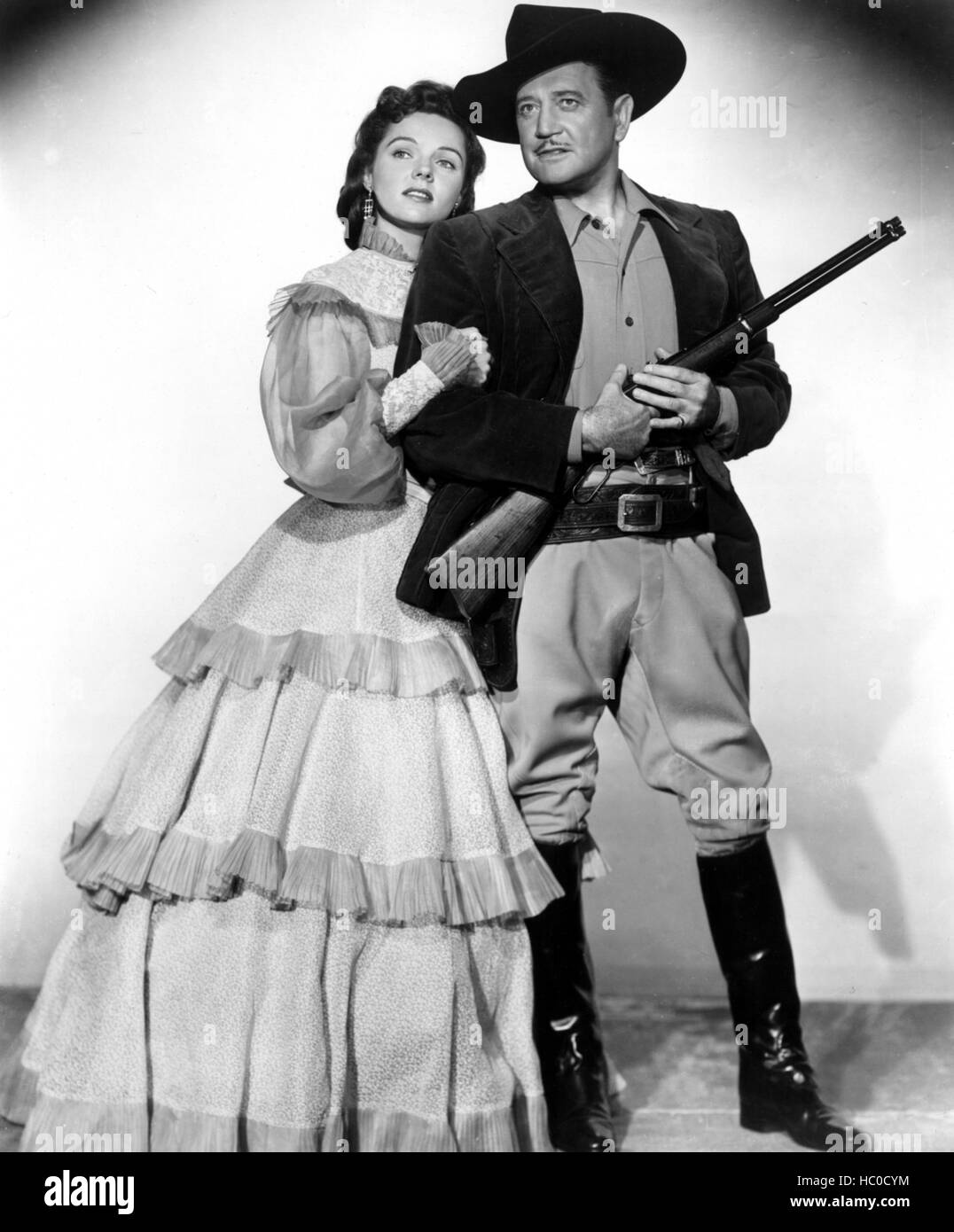 THE KANSAN, Jane Wyatt, Richard Dix, 1943 Stock Photo