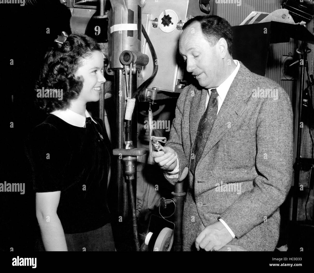 KATHLEEN, Shirley Temple, director Harold S. Bucquet on set, 1941 Stock