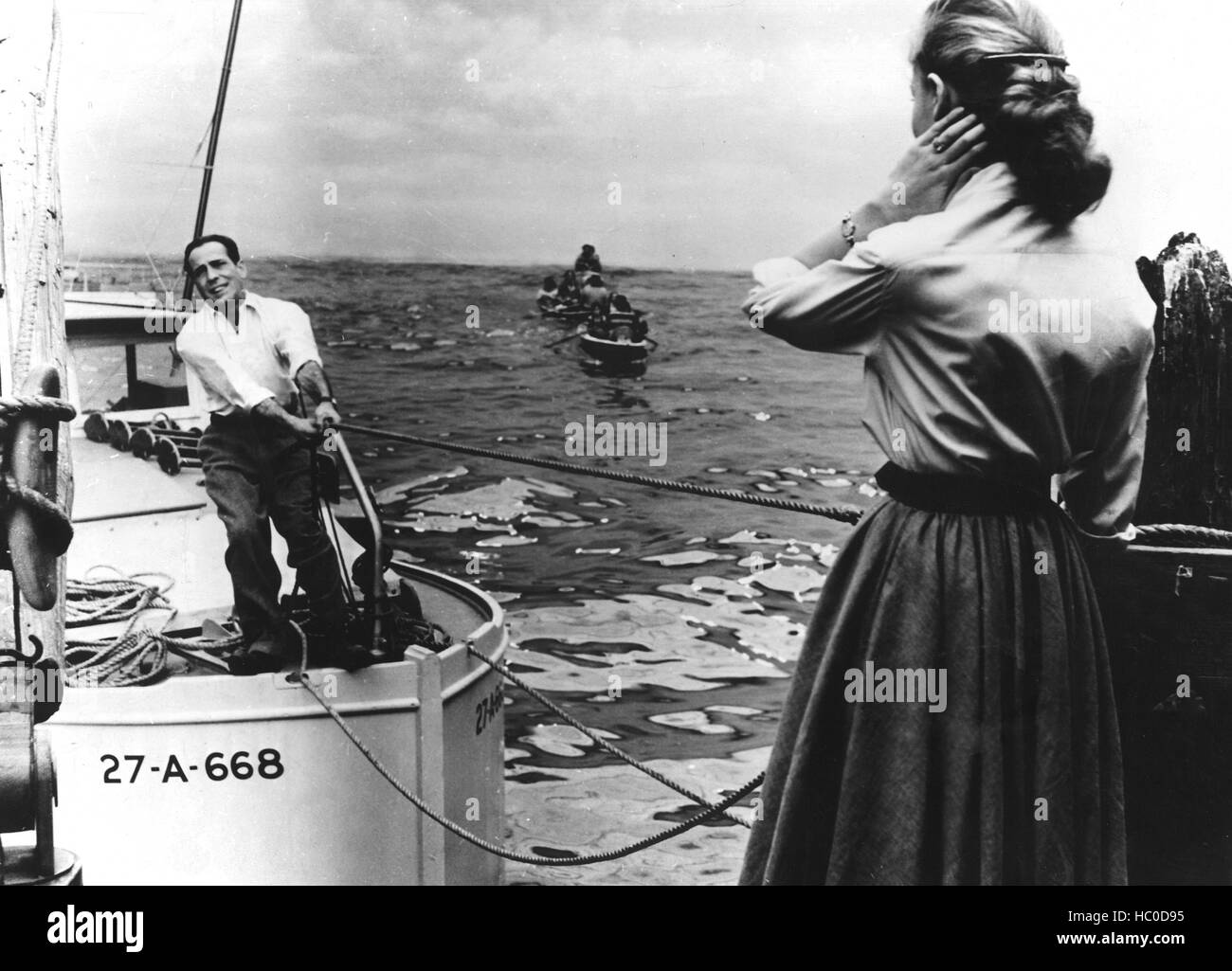 KEY LARGO, Humphrey Bogart, Lauren Bacall, 1948 Stock Photo - Alamy