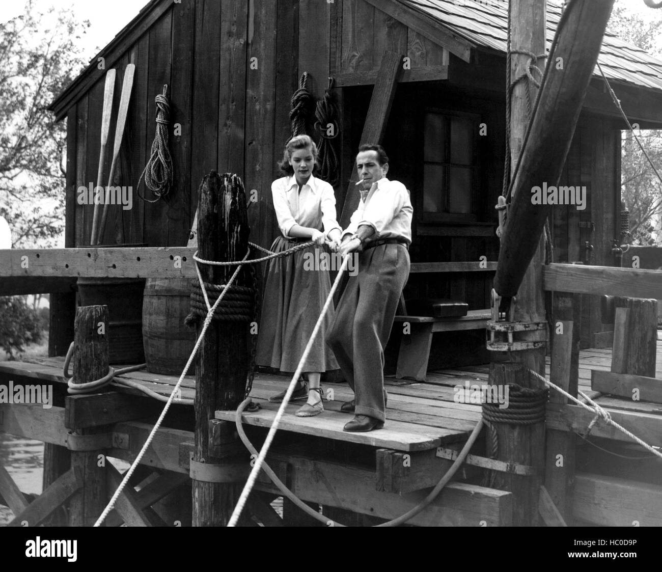 KEY LARGO, Lauren Bacall, Humphrey Bogart, 1948 Stock Photo - Alamy